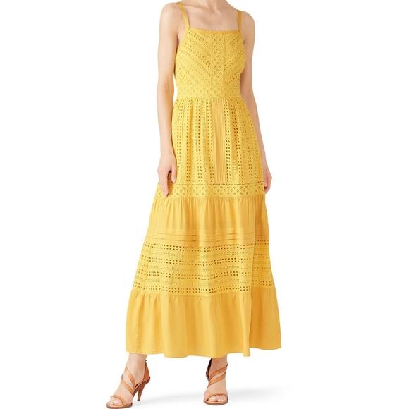 adelyn rae Janel Eyelet Maxi XS - Picture 1 of 15